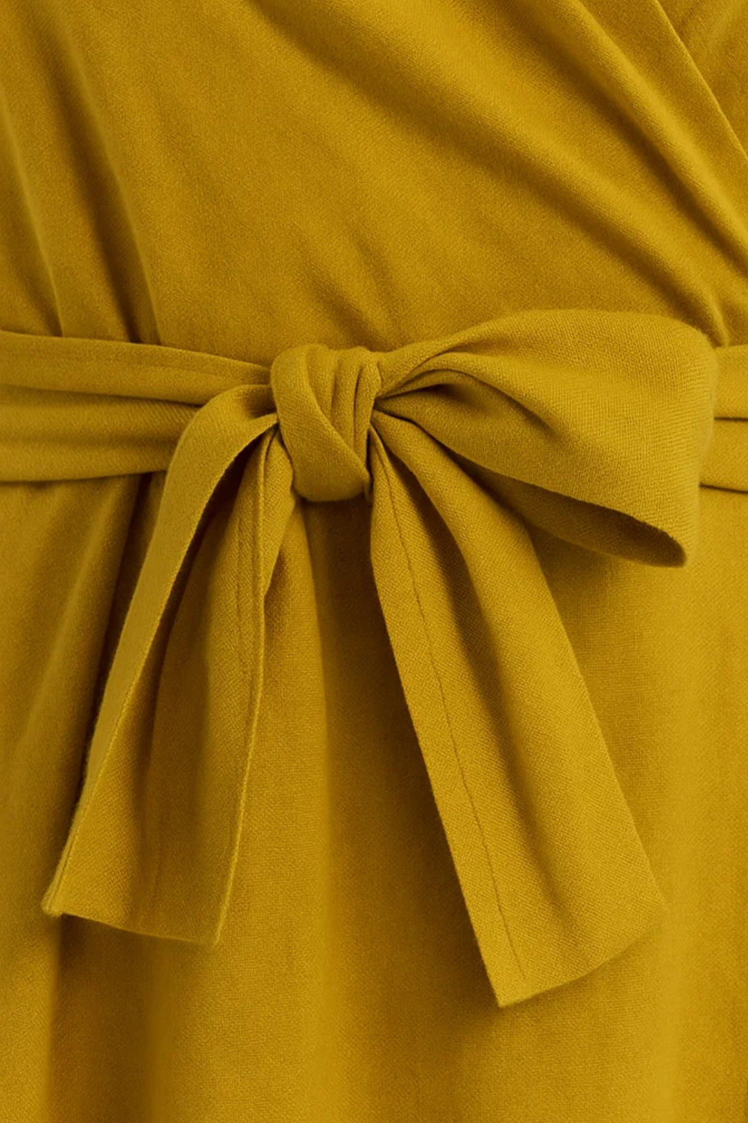 Robe midi dos nu | Robe portefeuille nouée à la taille | Légère et respirante