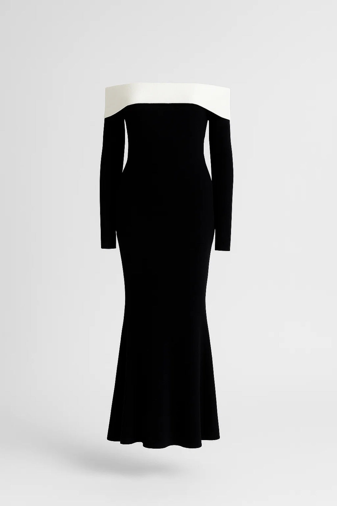 Robe épaules dénudées élégante | Robe longue sirène | Légère et respirante