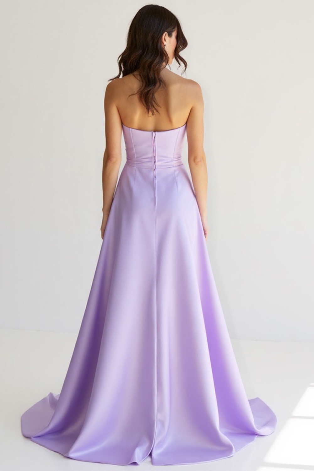 Robe de Soirée Femme | Éclat Satiné | Taille Cintrée Élégante