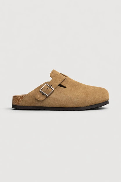 Mules Homme - Bout Fermé Boucle Latérale Semelle Anatomique | Été