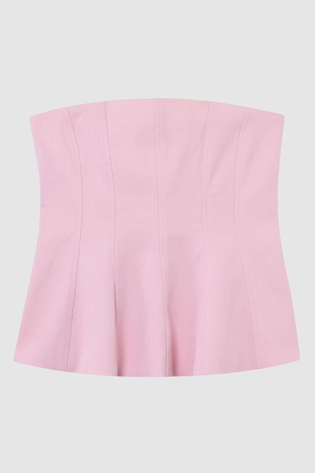 Top Femme - Bustier Sans Bretelles avec Coupe Évasée