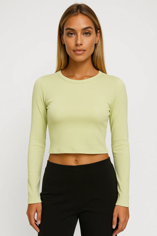 Top Femme | court | coupe ajustée minimaliste pour Été