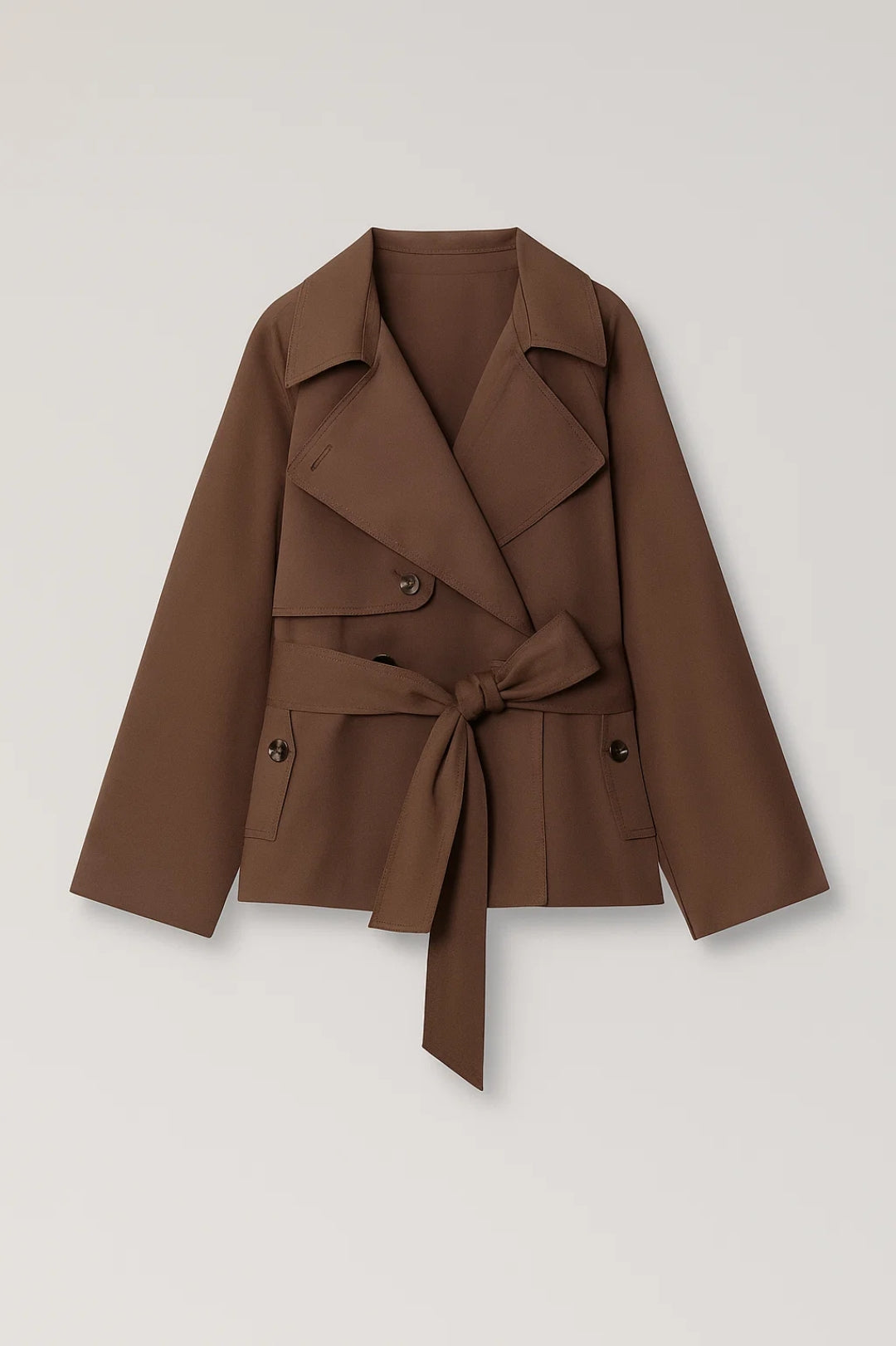 Trench Femme | ceinturé | coupe croisée moderne pour Mi-Saison