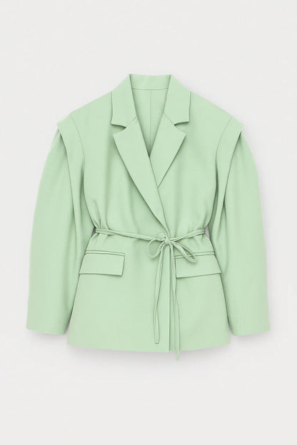 Veste Ceinturée Femme | Blazer Structuré Élégant | Moderne et Polyvalent