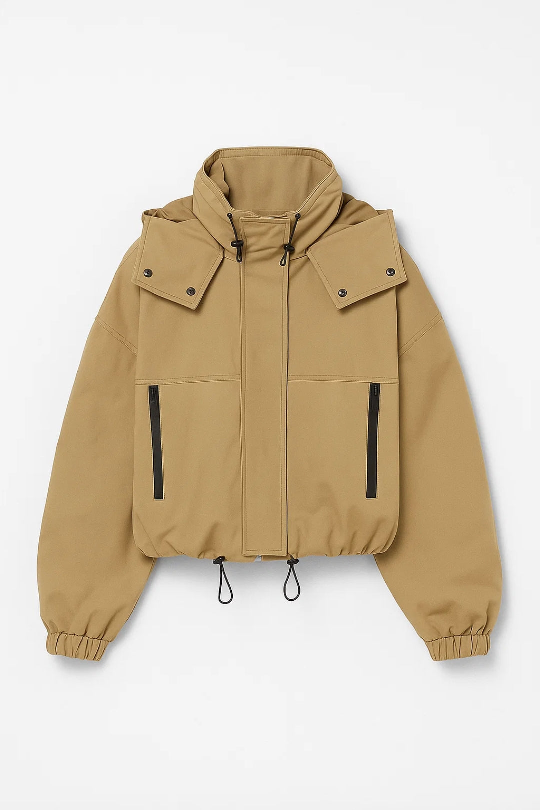 Veste Coupe-Vent Femme | Col Montant Réglable | Légère et Déperlante