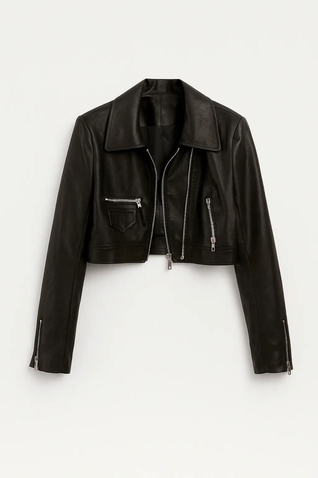 Veste Courte Femme | Blouson Zippé Style Motard | Moderne et Structuré