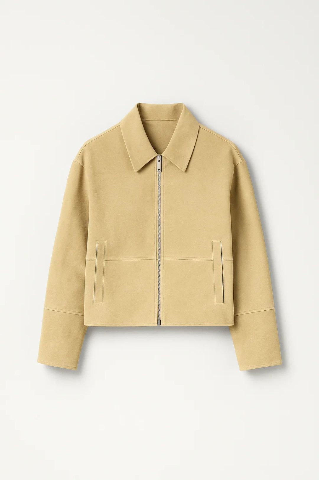 Veste Courte Femme | Suède Synthétique | Zip Frontale Stylée