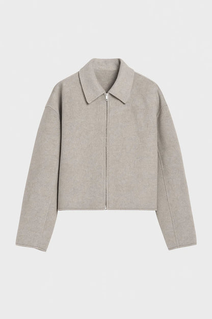 Veste Courte Minimaliste | Blouson zippé pour femme | Élégant et Moderne