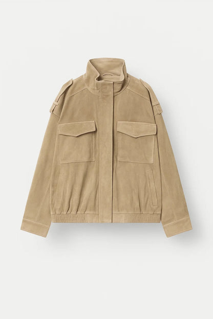 Veste Courte Style Utilitaire | Fermeture Haute et Poches Structurées | Légère et Respirante