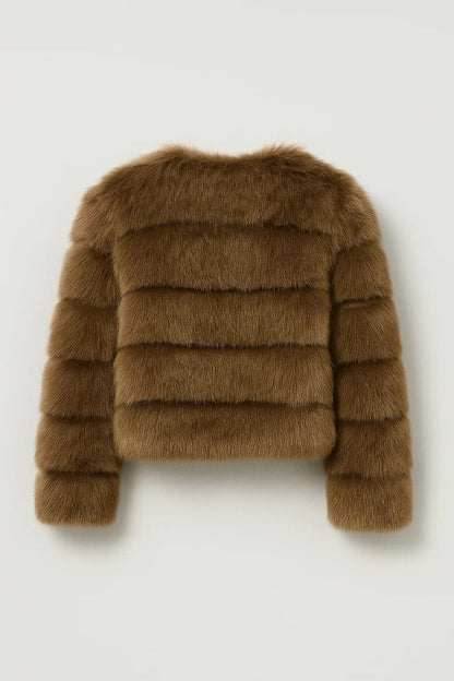 Veste Courte en Fausse Fourrure | Veste femme | Douce et Élégante