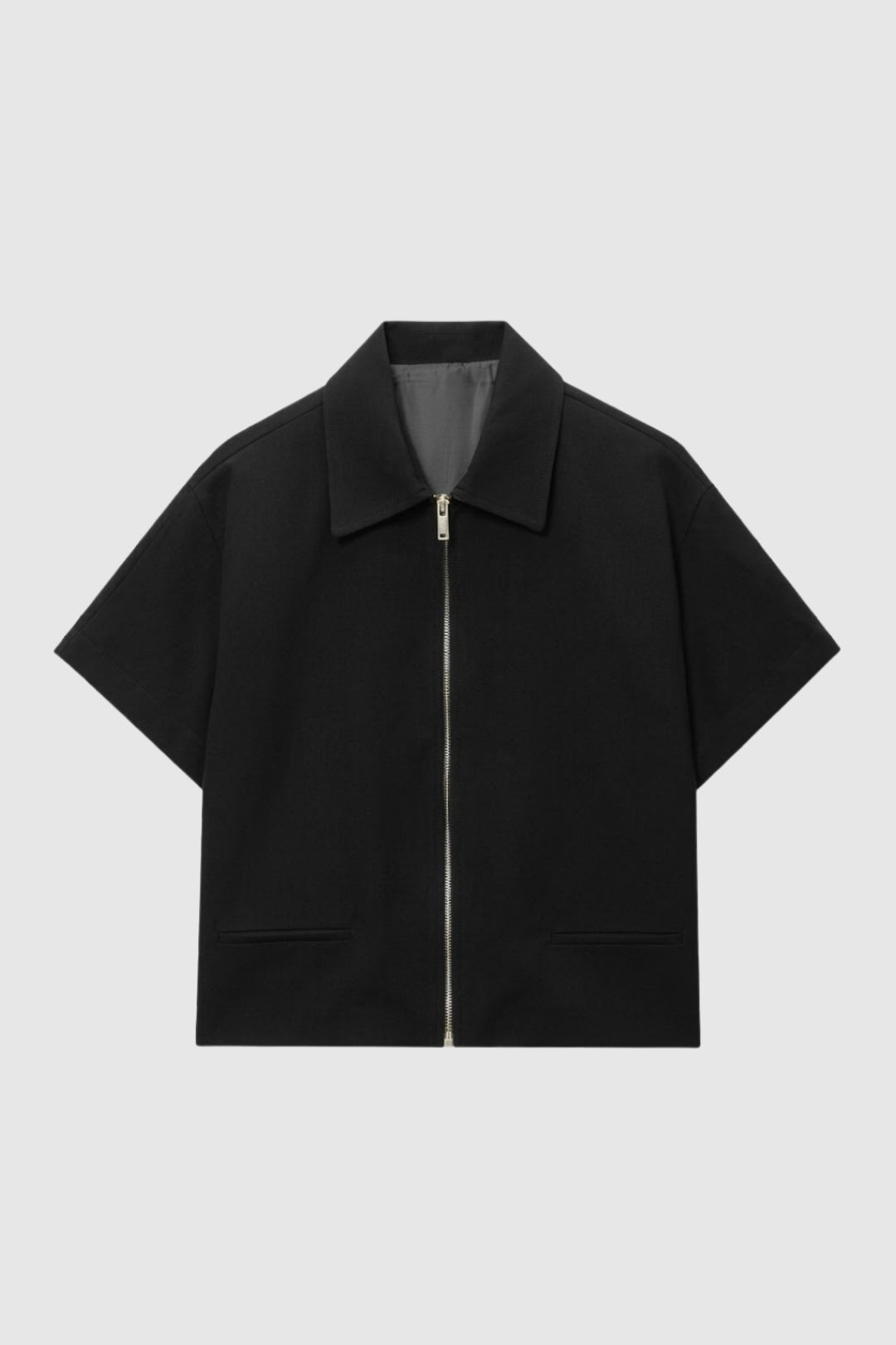 Veste Femme - Courte Zippée avec Col Revers | Casual