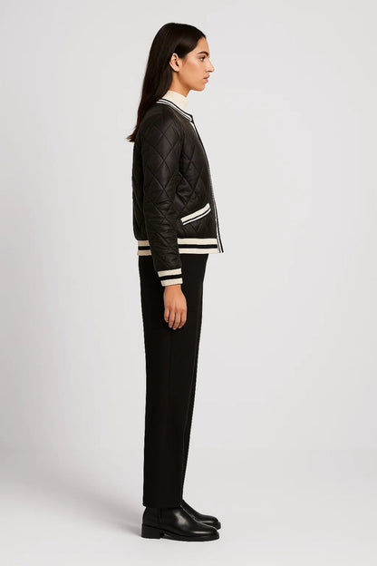 Veste Matelassée Femme | Style Cardigan Élégant | Légère avec Boutons