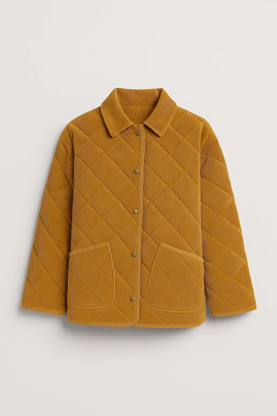 Veste Matelassée | Velours Côtelé | Idéale pour l’Automne