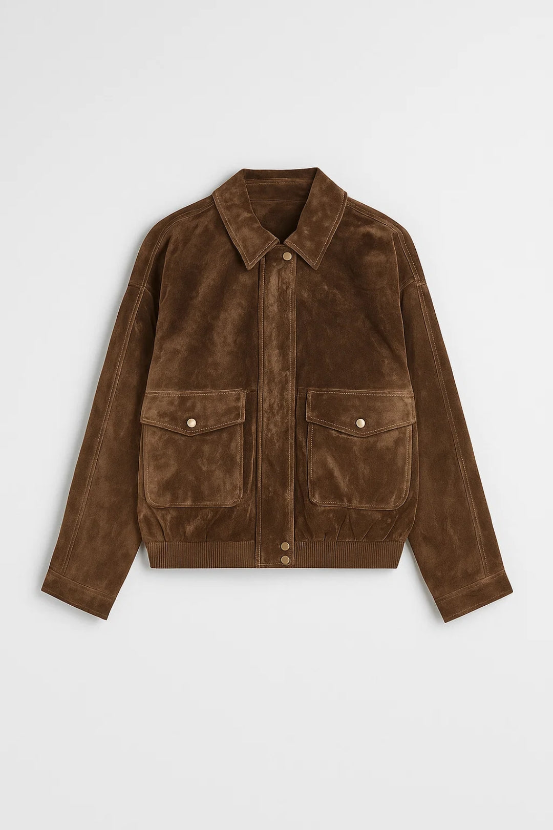 Veste Surchemise Décontractée | Blouson à poches plaquées pour femme | Confort et Style Minimaliste