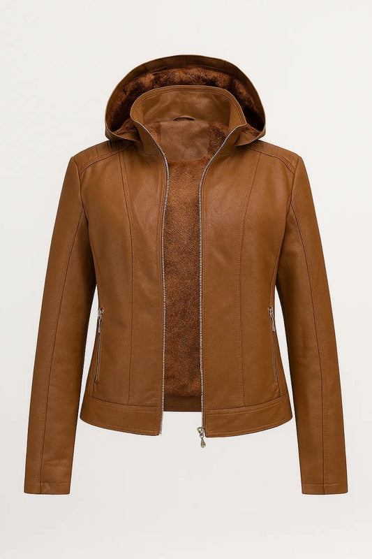 Veste Zippée à Capuche | Blouson doublé pour femme | Chaud et Fonctionnel