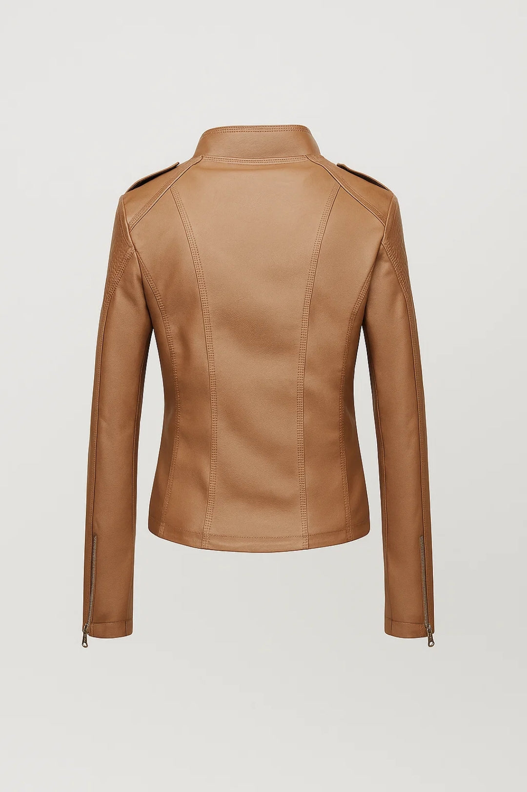 Veste Zippée Femme | Blouson Cintré Style Biker | Élégant et Urbain