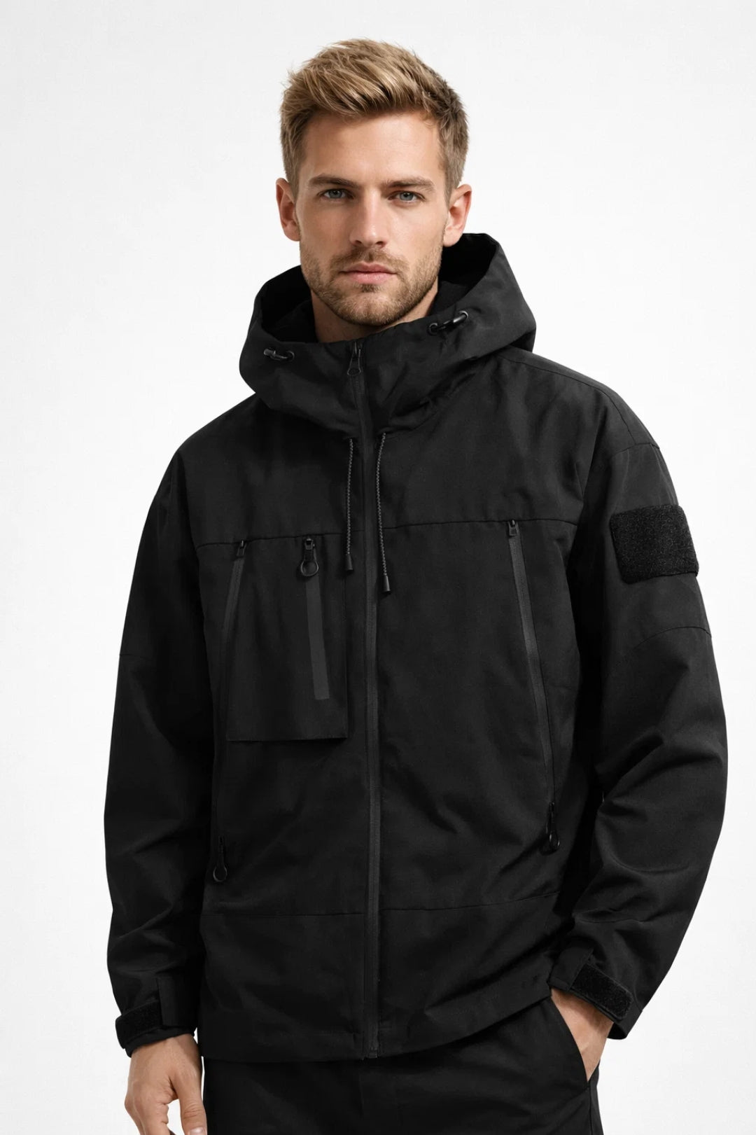 Veste à capuche Homme | décontracté & fonctionnel | poches techniques pour Automne