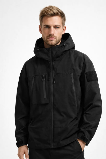 Veste à capuche Homme | décontracté & fonctionnel | poches techniques pour Automne