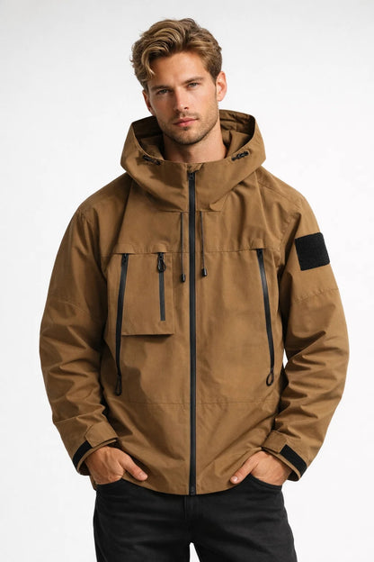 Veste à capuche Homme | décontracté & fonctionnel | poches techniques pour Automne