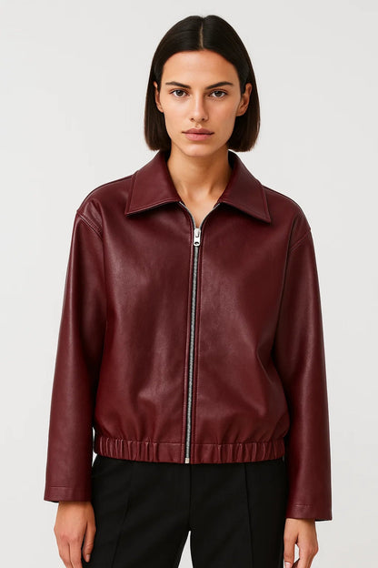 Veste zippée mi-saison | Veste courte femme | Moderne et légère