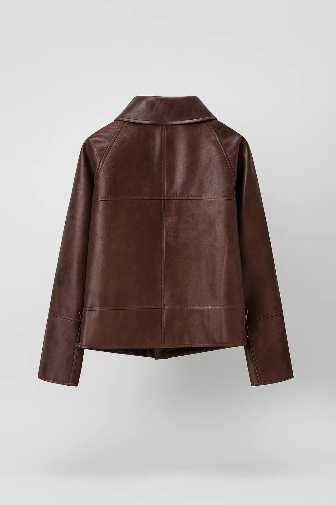 Veste courte unie | Blouson boutonné pour femme | Style structuré et moderne