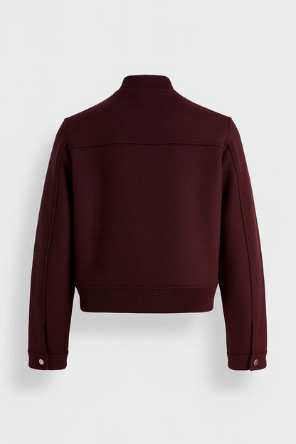 Veste courte zippée | Blouson structuré pour femme | Élégance minimaliste et urbaine