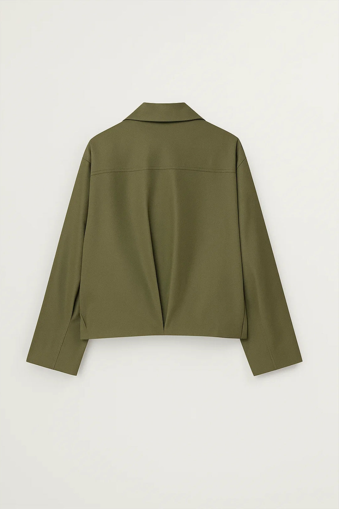 Veste courte zippée | Veste minimaliste pour femme | Légère et respirante