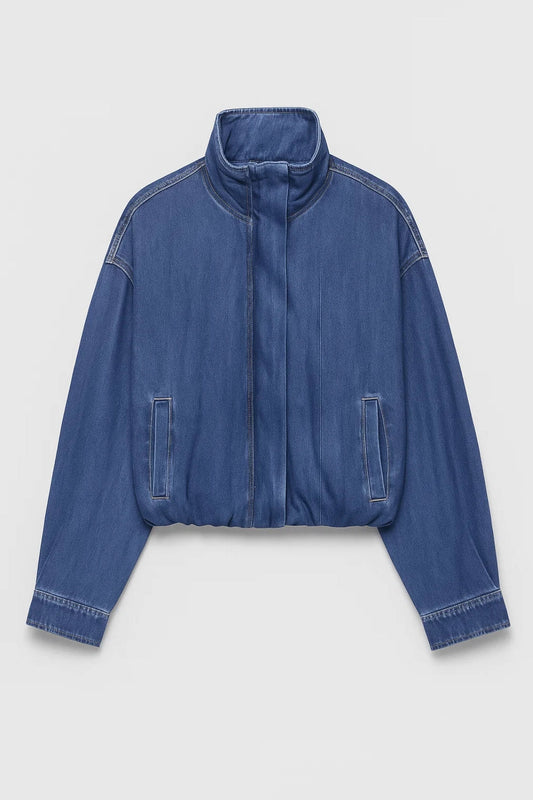 Veste en jean moderne | Veste courte pour femme | Légère et respirante