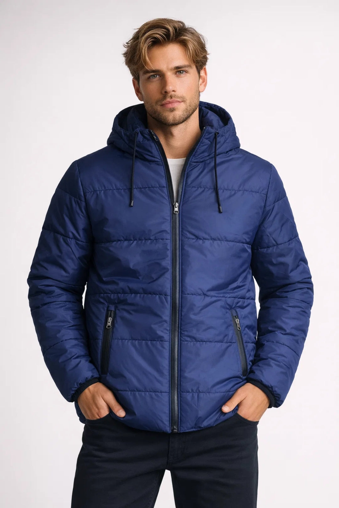 Veste matelassée Homme | casual & urbain | capuche intégrée fonctionnelle pour Hiver