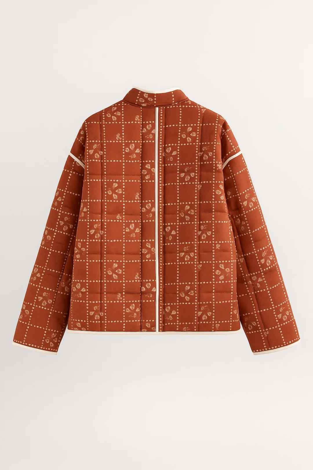 Veste matelassée à motifs géométriques | Blouson léger pour femme | Style décontracté et chaleureux