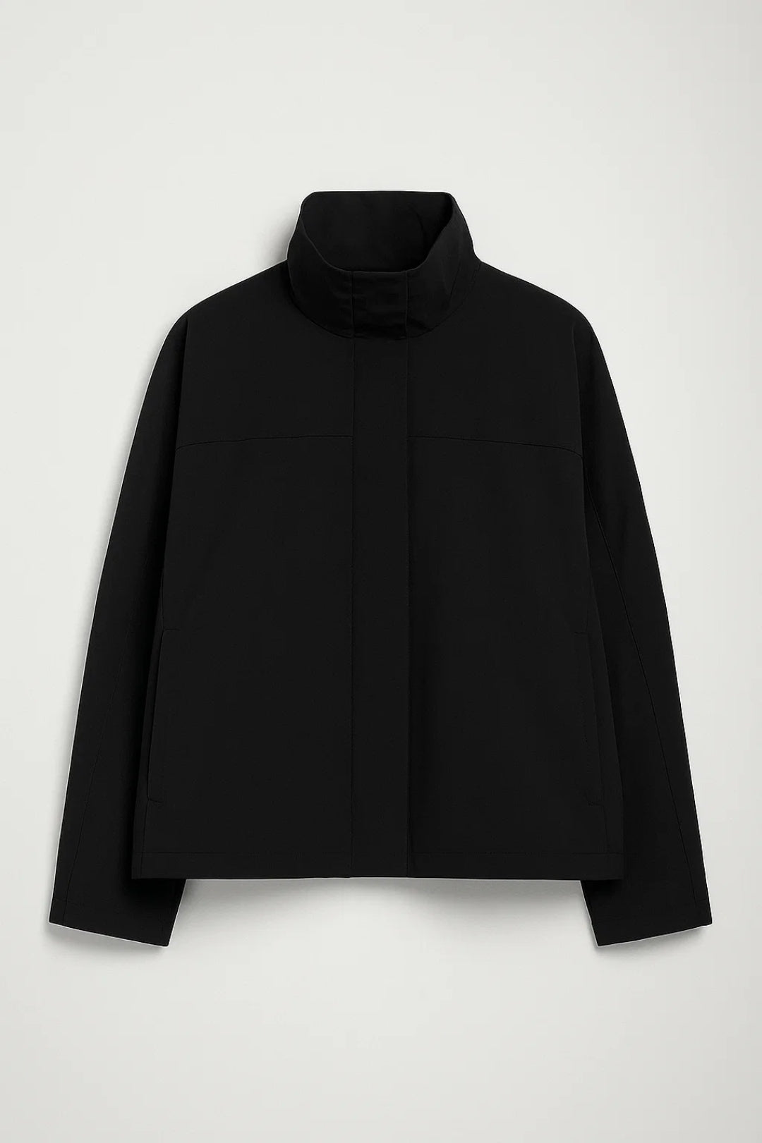 Veste mi-saison Élégante | Blouson à col montant | Léger et structuré