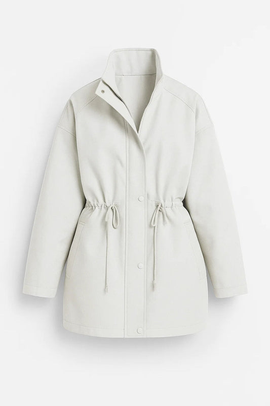 Vestes Mi-Saison | Veste coupe-vent avec cordon à la taille | Fonctionnelle et Stylée