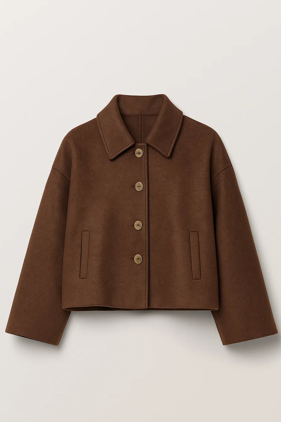 Vestes | Veste Courte à Boutons | Élégante | Polyvalente