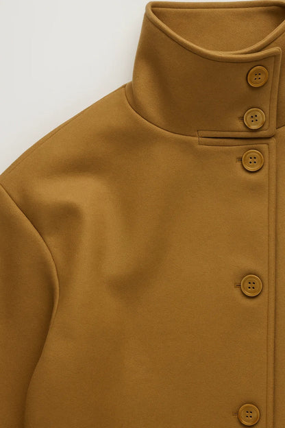 Vestes | Veste Courte à Col Haut | Élégante | Minimaliste