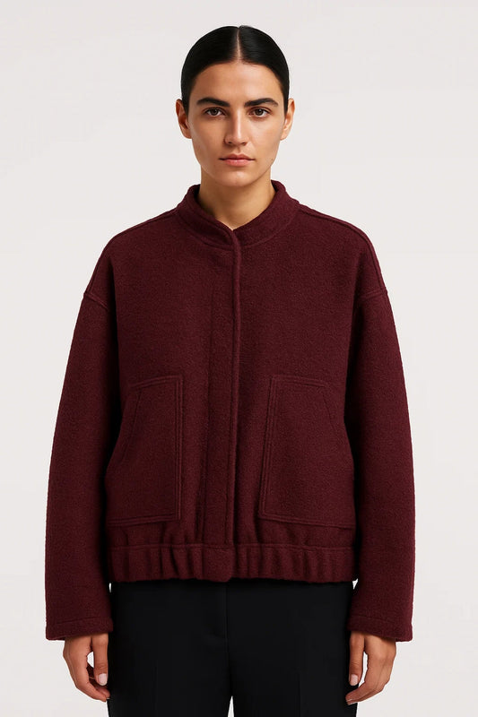 Vestes | Veste Courte à Col Montant | Moderne | Confortable