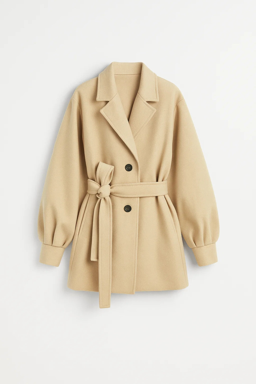 Manteaux Ceinturés | Manteau long mi-saison femme | Élégant et structuré pour un look raffiné