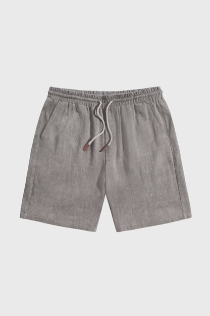 Bermuda Homme - Coupe Décontractée avec Cordon | Confort — Gris