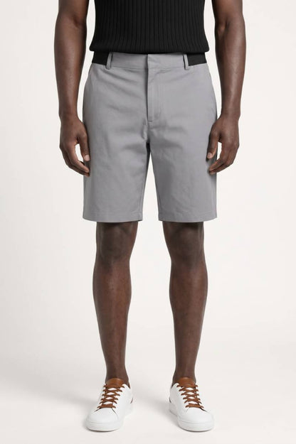 Bermuda Homme - Coupe Moderne avec Détails Contrastés | Chic — Gris
