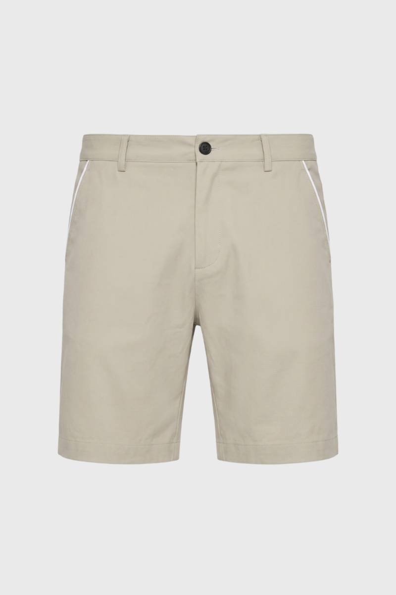 Bermuda Homme - Sport Élégant avec Liseré Contrasté | Été — Beige