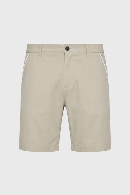 Bermuda Homme - Sport Élégant avec Liseré Contrasté | Été — Beige