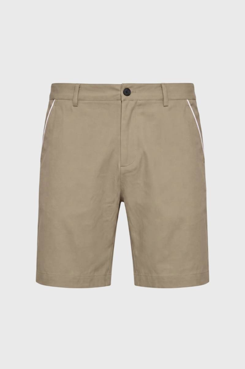 Bermuda Homme - Sport Élégant avec Liseré Contrasté | Été — Beige