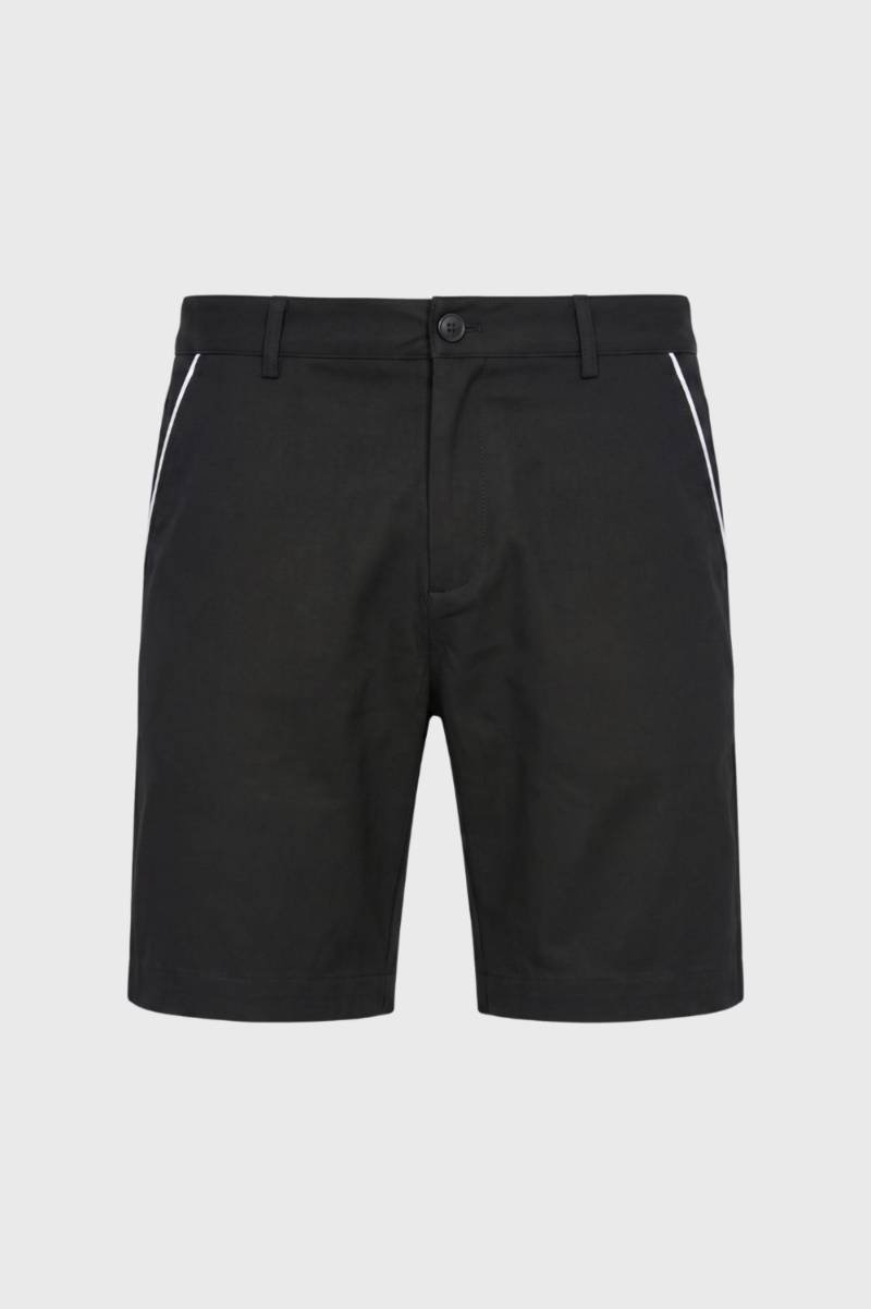 Bermuda Homme - Sport Élégant avec Liseré Contrasté | Été — Noir
