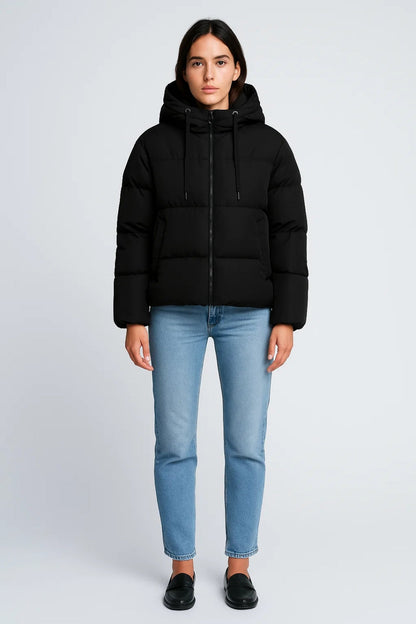 Doudounes Hiver | Veste matelassée à capuche femme | Chaude et pratique pour les jours froids