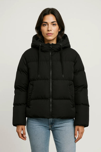 Doudounes Hiver | Veste matelassée à capuche femme | Chaude et pratique pour les jours froids