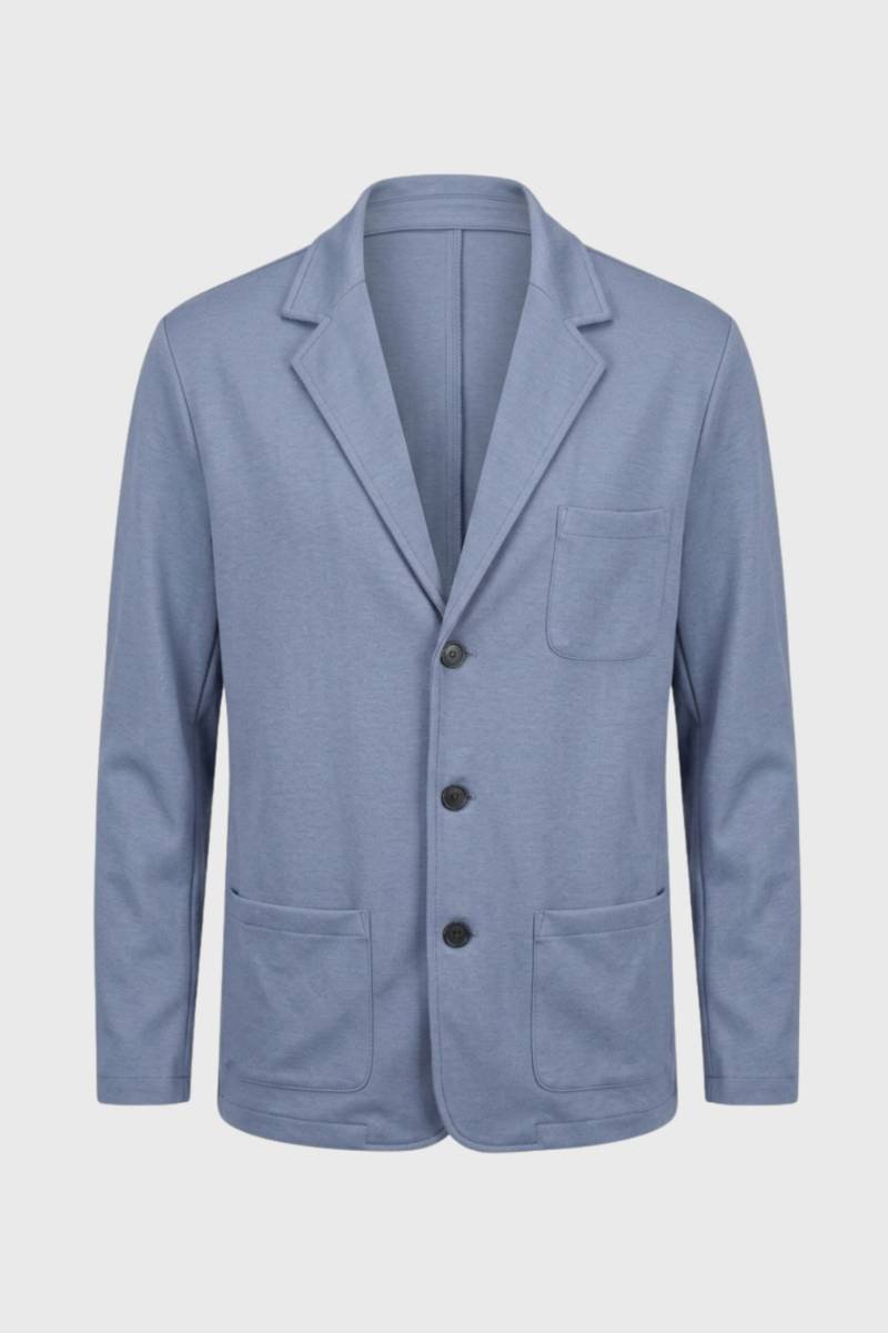 Blazer Homme - Décontracté Trois Boutons Poches Plaquées | Style — Bleu Gris