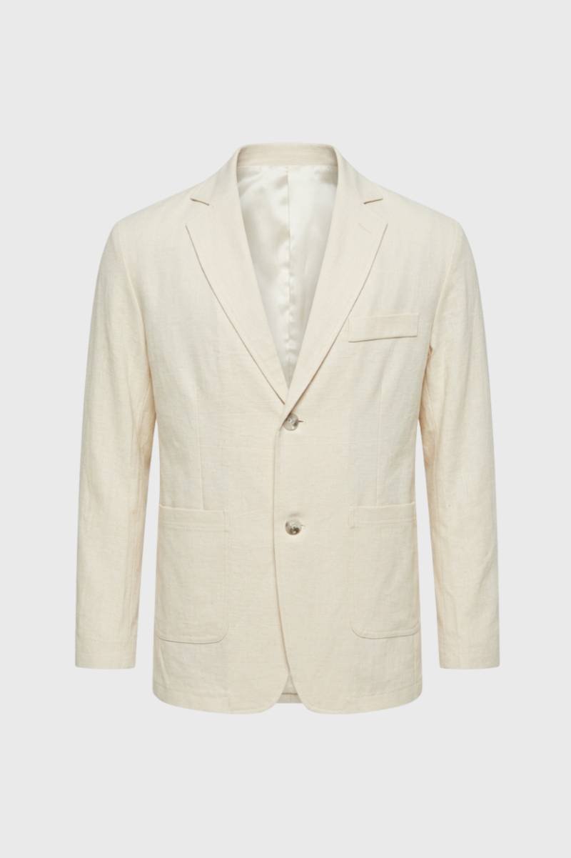 Blazer Homme - Deux Boutons Revers Crantés Finition Soignée | Chic — Beige