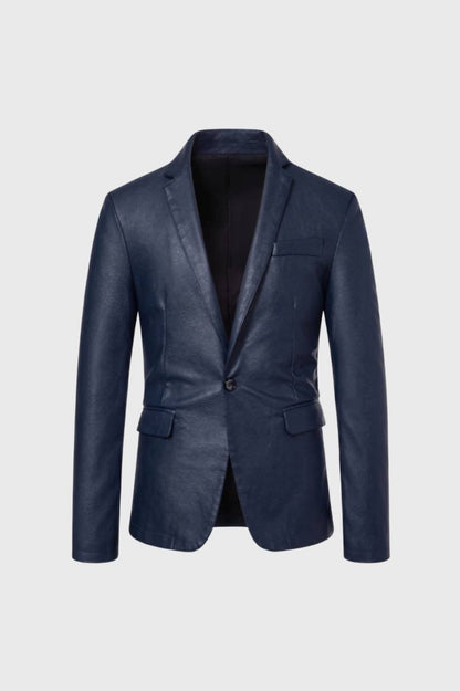 Blazer Homme - Moderne Aspect Revers és | Sophistiqué — Marine