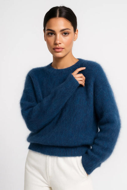 Pull Douillet Femme | Pull Col Rond du Quotidien | Léger et Chaleureux
