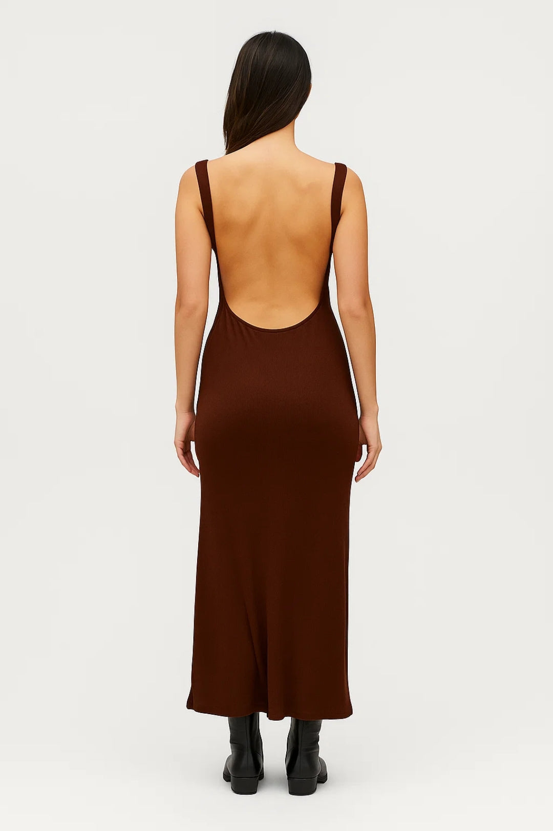 Robe Longue Ajustée | Robe Débardeur Minimaliste | Légère et Respirante