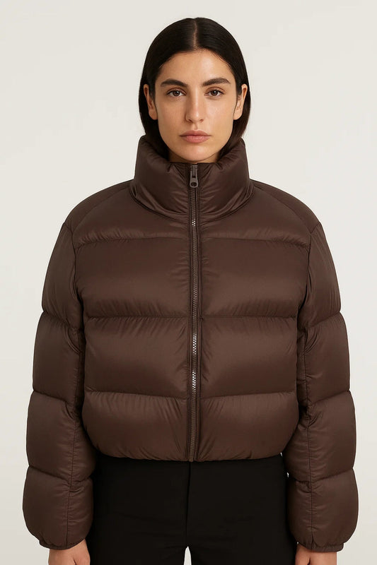 Doudounes Hiver | Veste matelassée courte pour femme | Coupe chaude et tendance